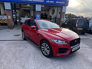 Used 2018 Jaguar F-Pace R-Sport Red - Interior and Exterior details 10