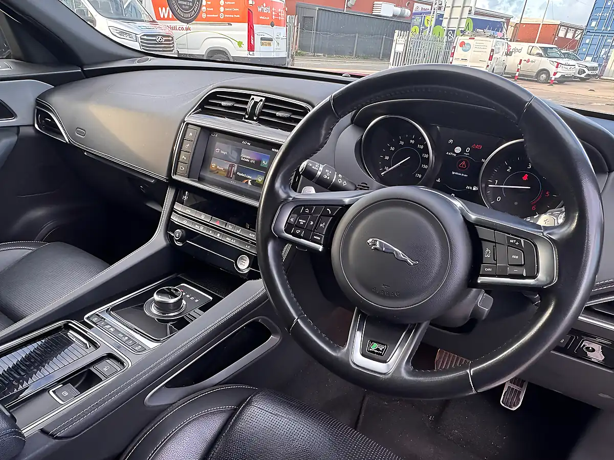 Used 2018 Jaguar F-Pace R-Sport Red - Interior and Exterior details 12