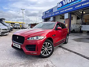Used 2018 Jaguar F-Pace R-Sport Red - Interior and Exterior details 2