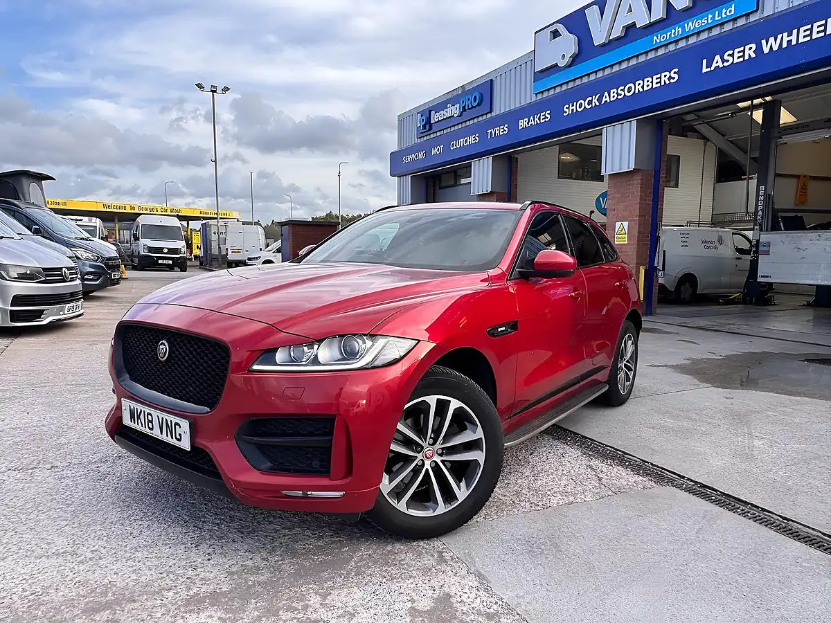 Used 2018 Jaguar F-Pace R-Sport Red - Interior and Exterior details 2