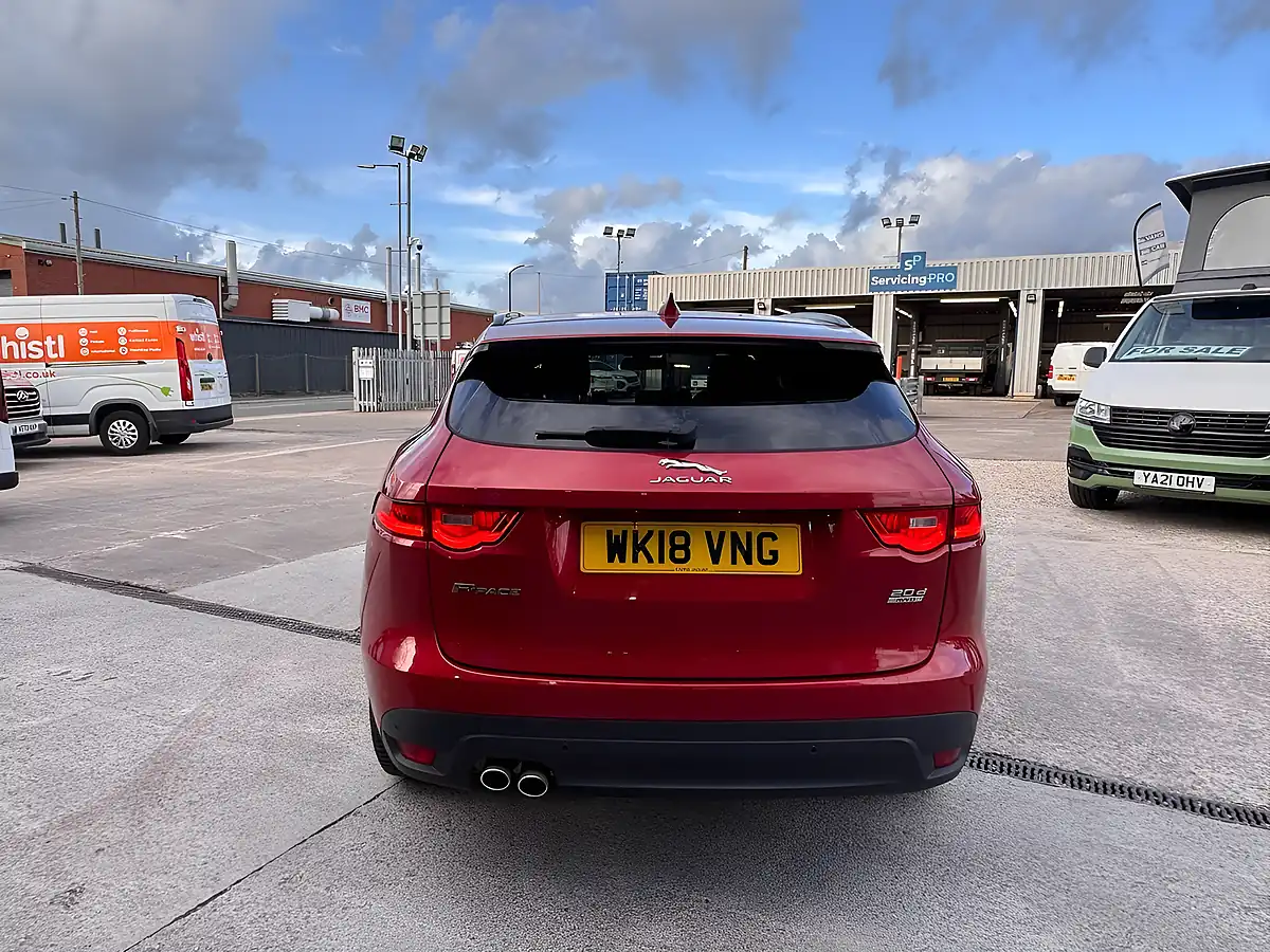 Used 2018 Jaguar F-Pace R-Sport Red - Interior and Exterior details 5