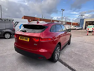 Used 2018 Jaguar F-Pace R-Sport Red - Interior and Exterior details 6