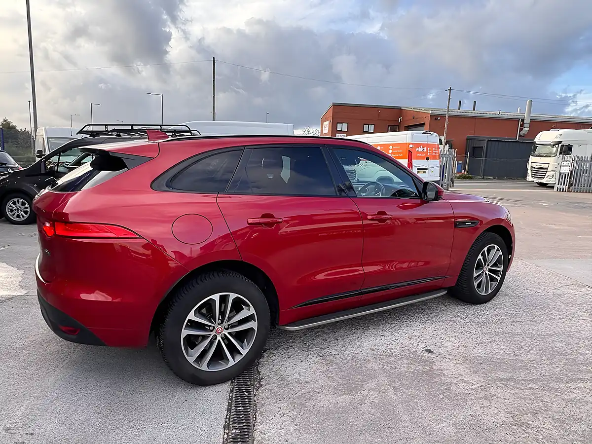 Used 2018 Jaguar F-Pace R-Sport Red - Interior and Exterior details 7