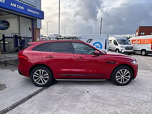 Used 2018 Jaguar F-Pace R-Sport Red - Interior and Exterior details 8