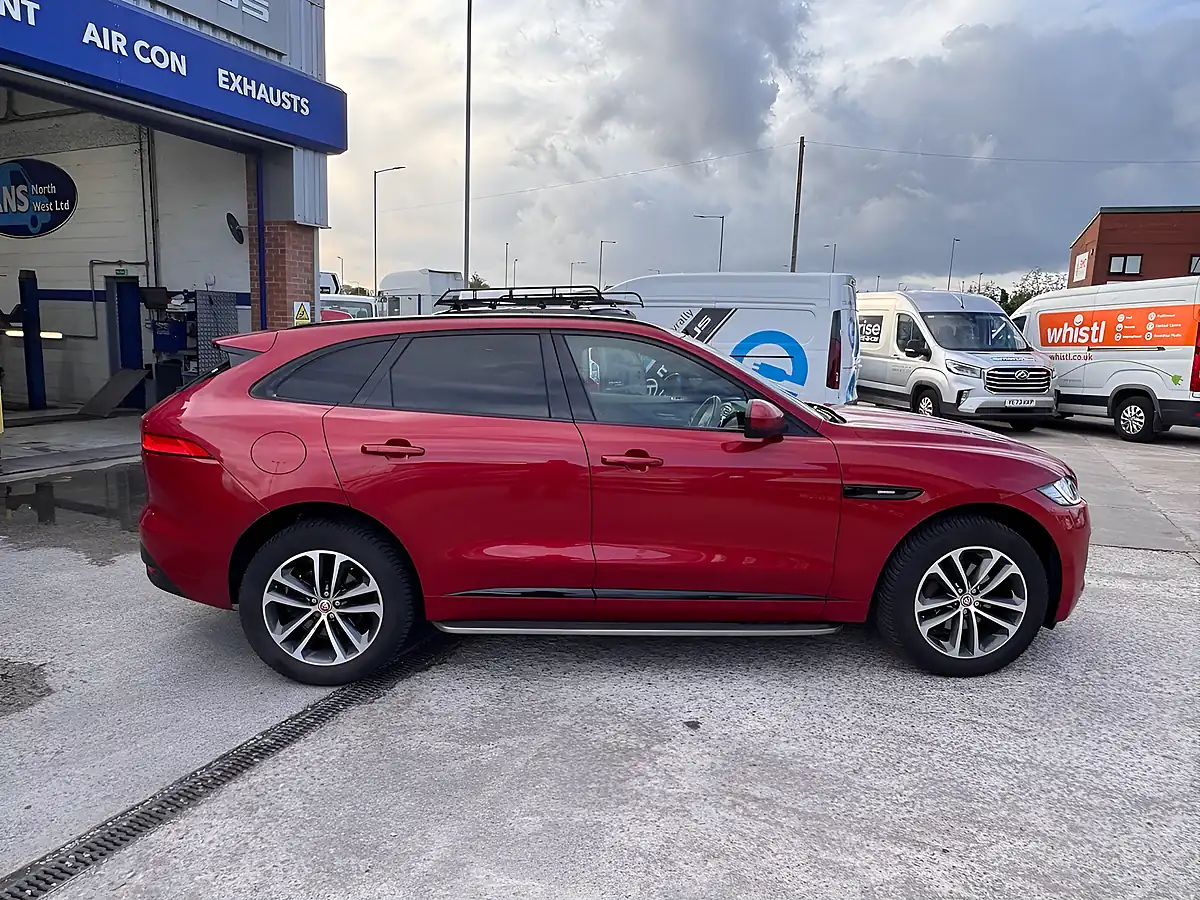 Used 2018 Jaguar F-Pace R-Sport Red - Interior and Exterior details 8