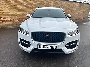 Used 2018 Jaguar F-Pace R-Sport White - Interior and Exterior details 11