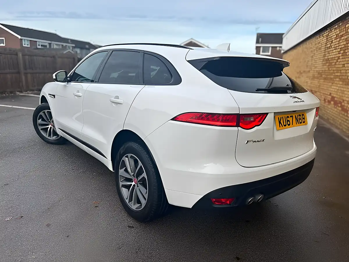 Used 2018 Jaguar F-Pace R-Sport White - Interior and Exterior details 12