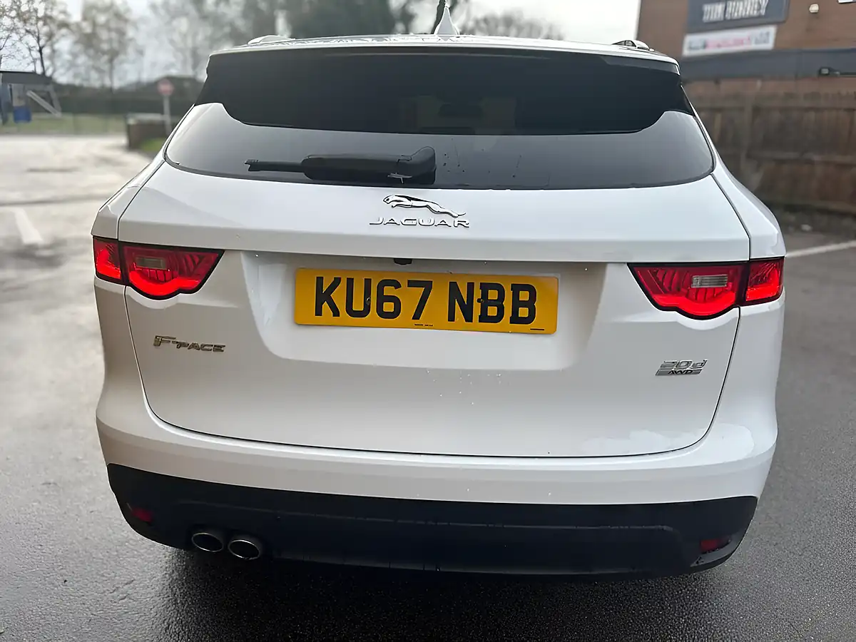 Used 2018 Jaguar F-Pace R-Sport White - Interior and Exterior details 7