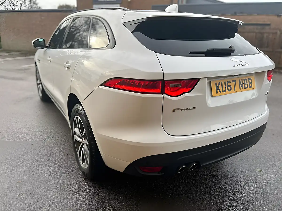 Used 2018 Jaguar F-Pace R-Sport White - Interior and Exterior details 8