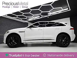Used 2018 Jaguar F-Pace R-Sport White - Interior and Exterior details 2