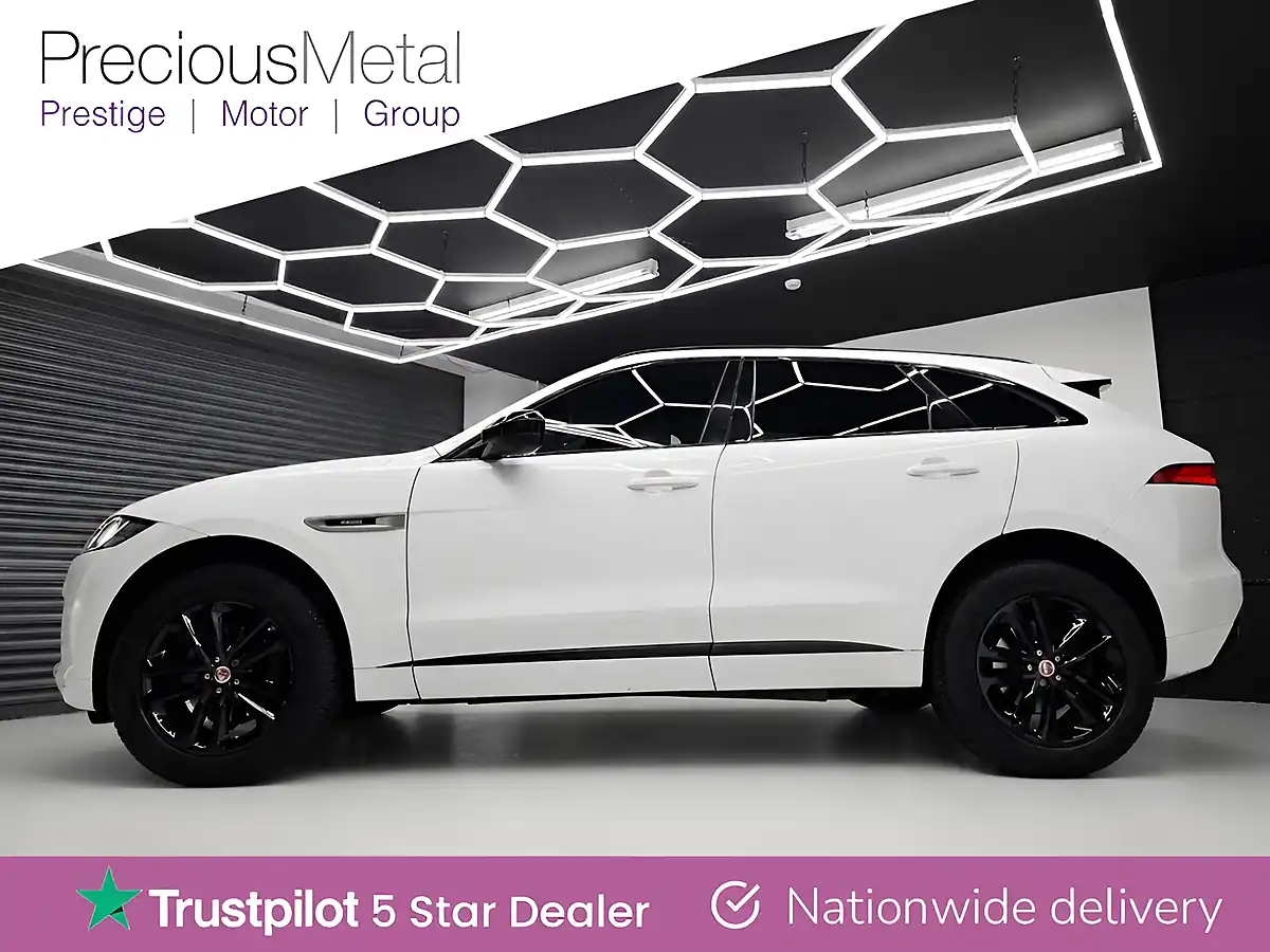 Used 2018 Jaguar F-Pace R-Sport White - Interior and Exterior details 2