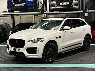 Used 2018 Jaguar F-Pace R-Sport White - Interior and Exterior details 5