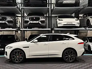 Used 2018 Jaguar F-Pace S White - Interior and Exterior details 6