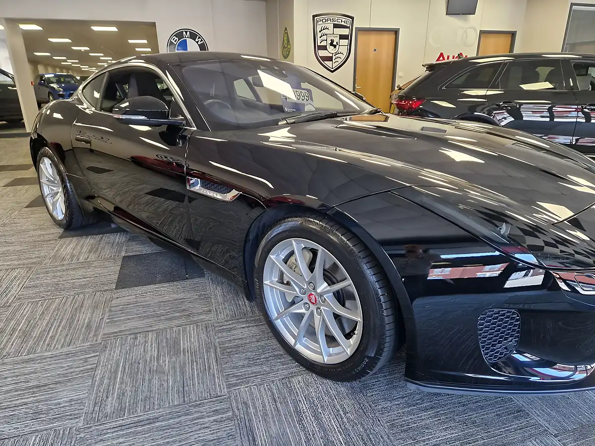 Used 2018 Jaguar F-Type Coupe Black - Interior and Exterior details 10
