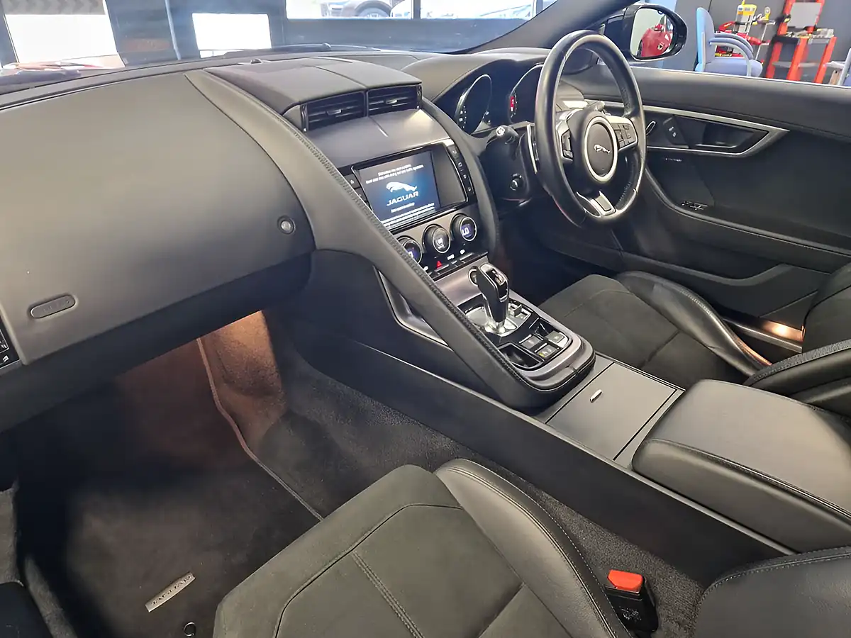Used 2018 Jaguar F-Type Coupe Black - Interior and Exterior details 16