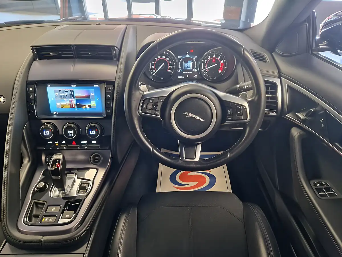 Used 2018 Jaguar F-Type Coupe Black - Interior and Exterior details 18