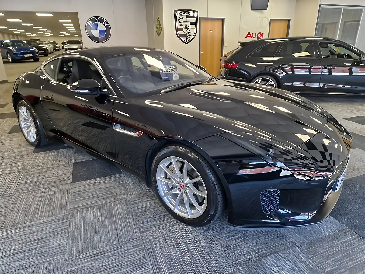 Used 2018 Jaguar F-Type Coupe Black - Interior and Exterior details 2