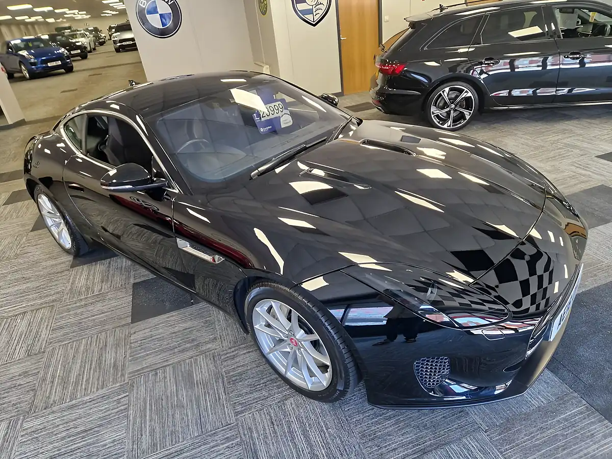 Used 2018 Jaguar F-Type Coupe Black - Interior and Exterior details 20