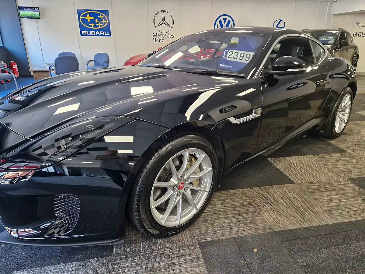 Used 2018 Jaguar F-Type Coupe Black - Interior and Exterior details 9