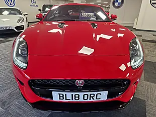 Used 2018 Jaguar F-Type Coupe Caldera Red - Interior and Exterior details 11