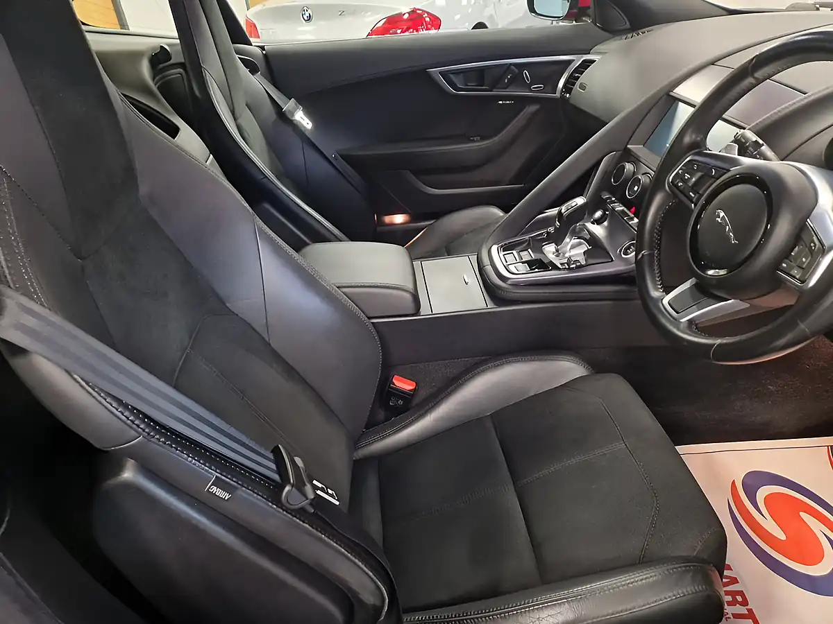 Used 2018 Jaguar F-Type Coupe Caldera Red - Interior and Exterior details 12