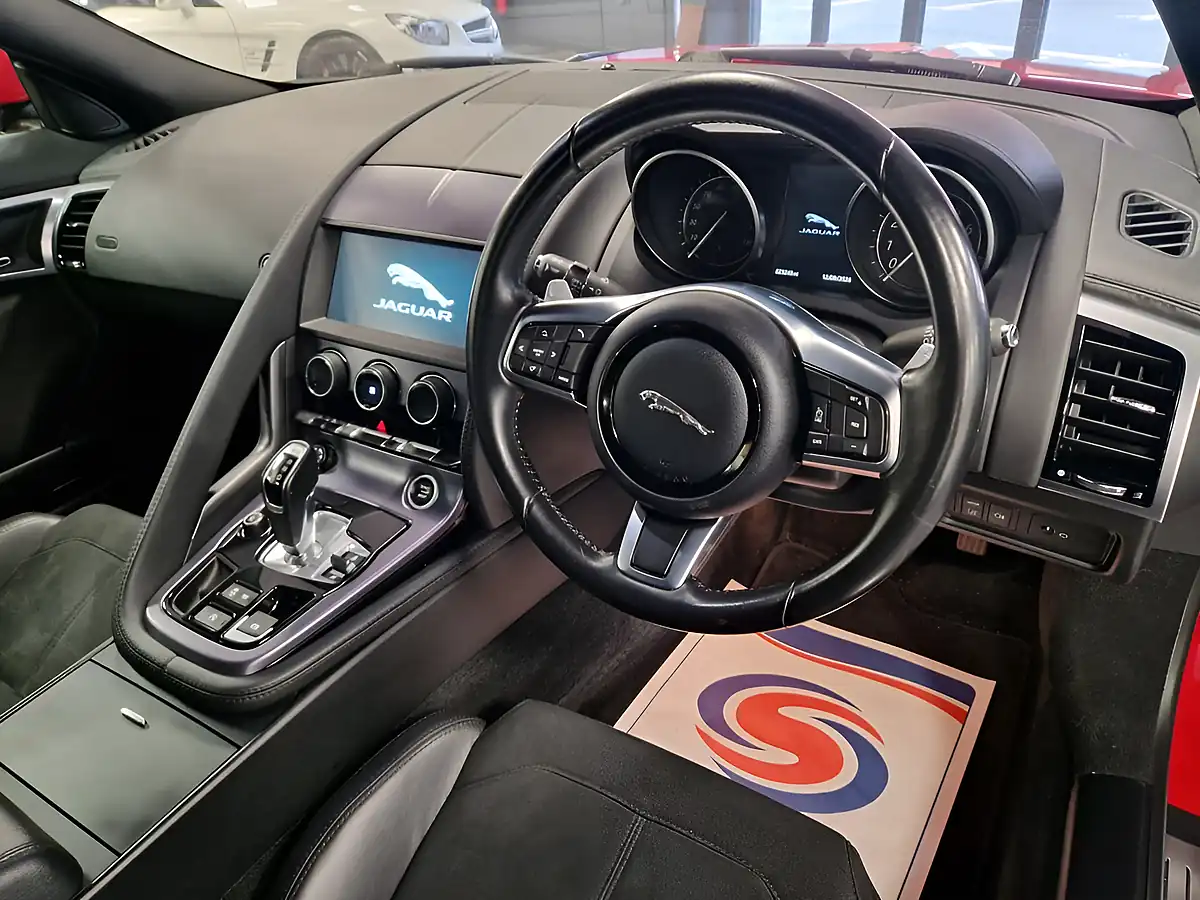 Used 2018 Jaguar F-Type Coupe Caldera Red - Interior and Exterior details 15