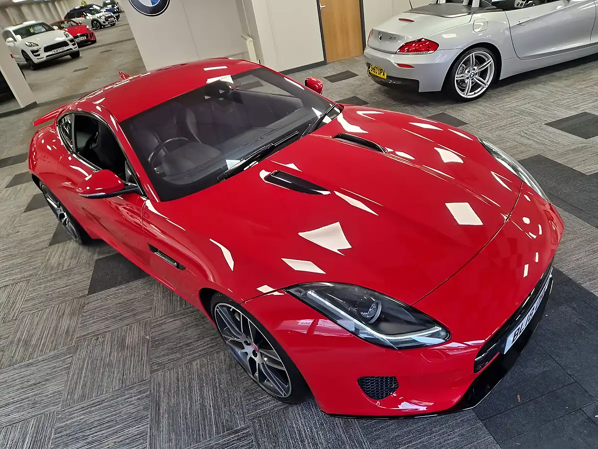 Used 2018 Jaguar F-Type Coupe Caldera Red - Interior and Exterior details 20