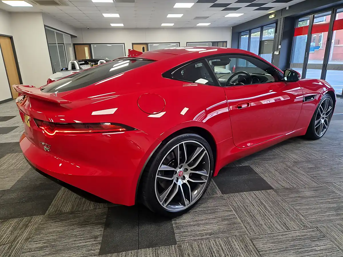 Used 2018 Jaguar F-Type Coupe Caldera Red - Interior and Exterior details 3