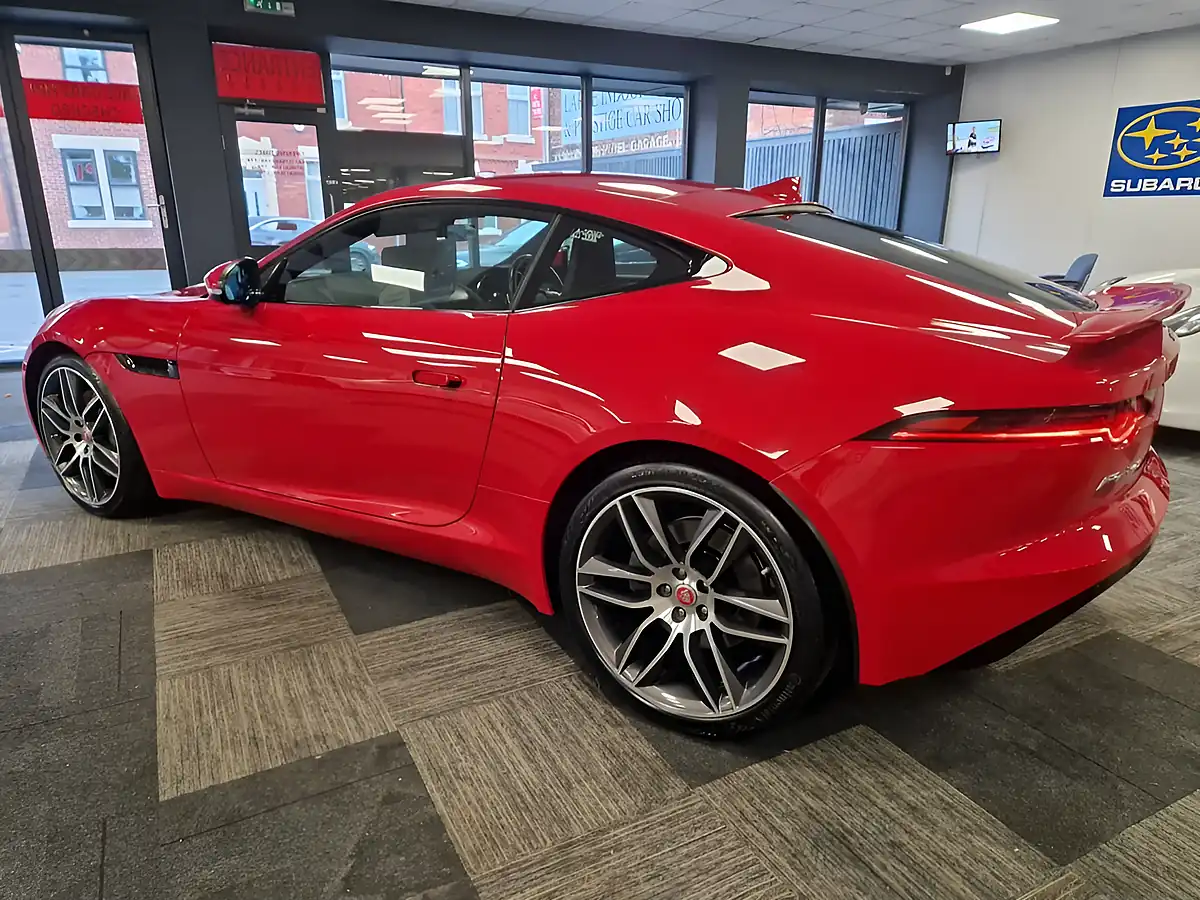 Used 2018 Jaguar F-Type Coupe Caldera Red - Interior and Exterior details 4