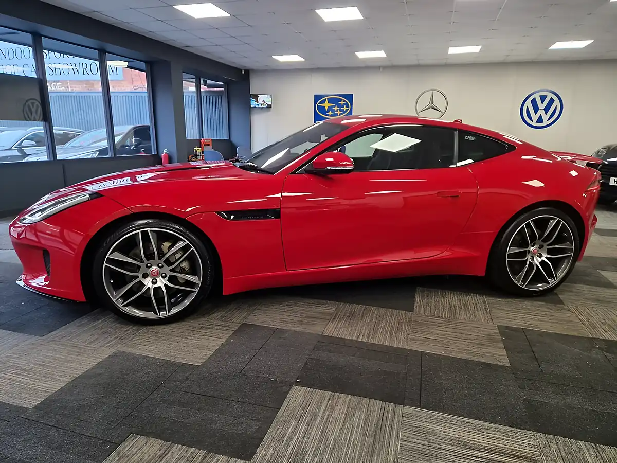 Used 2018 Jaguar F-Type Coupe Caldera Red - Interior and Exterior details 5
