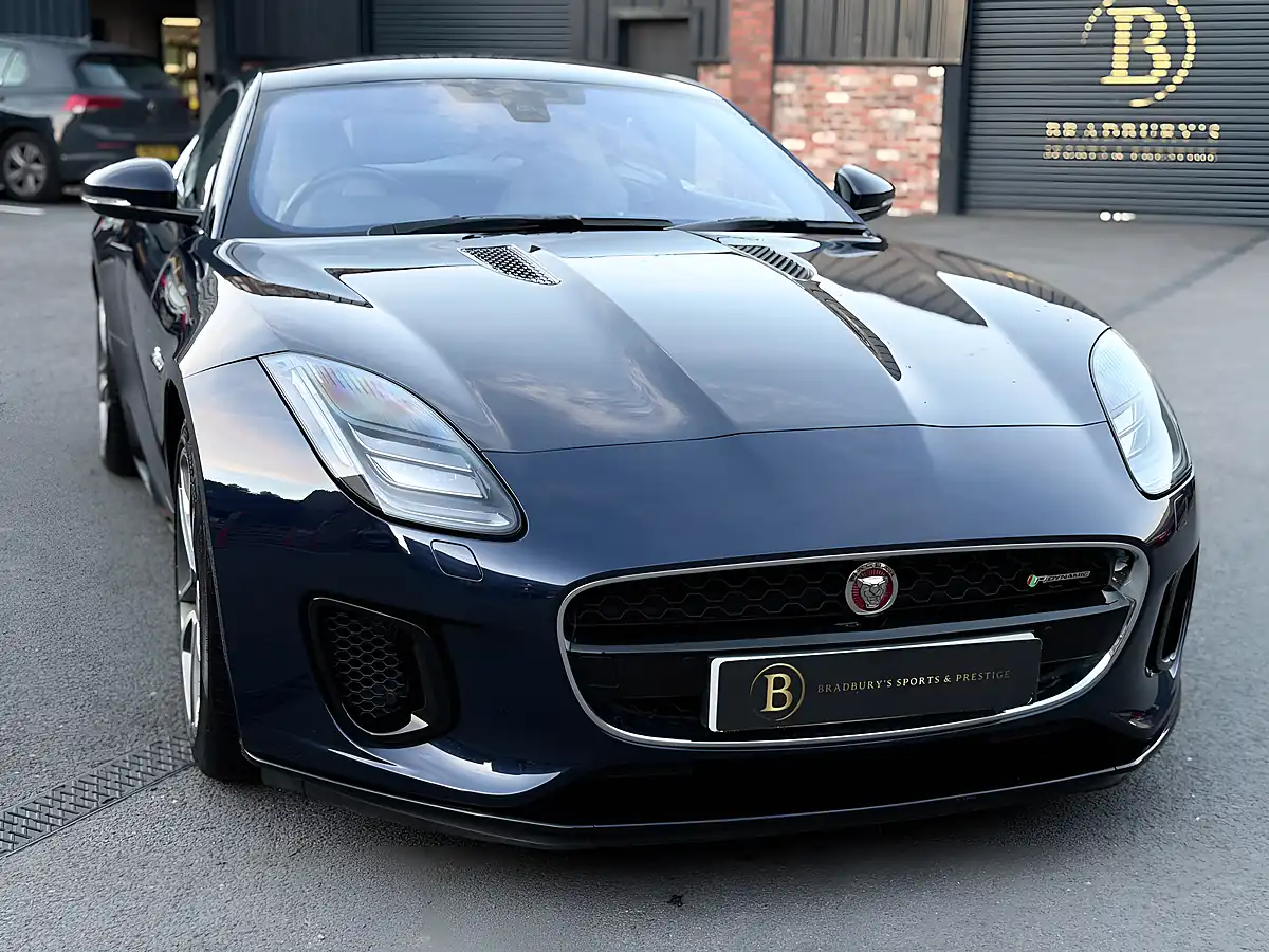 Used 2018 Jaguar F-Type R-Dynamic Blue - Interior and Exterior details 10