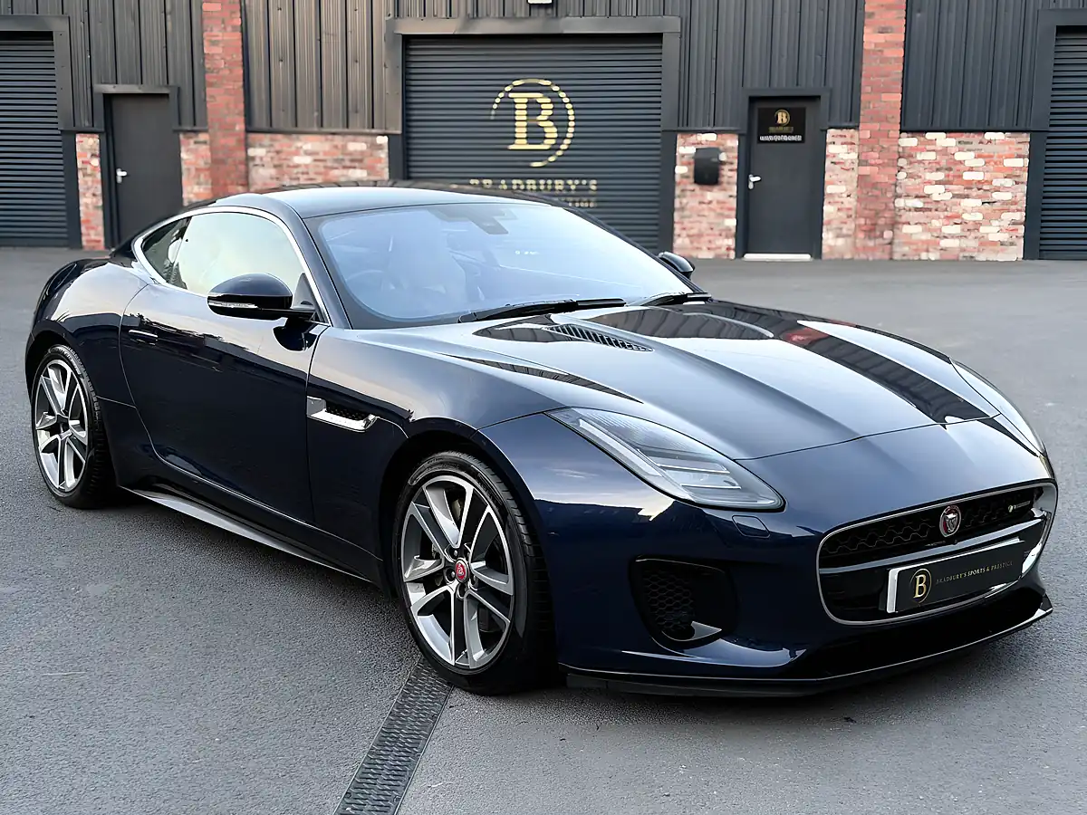 Used 2018 Jaguar F-Type R-Dynamic Blue - Interior and Exterior details 4