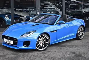 Used 2018 Jaguar F-Type R-Dynamic Ultra Blue - Interior and Exterior details 4