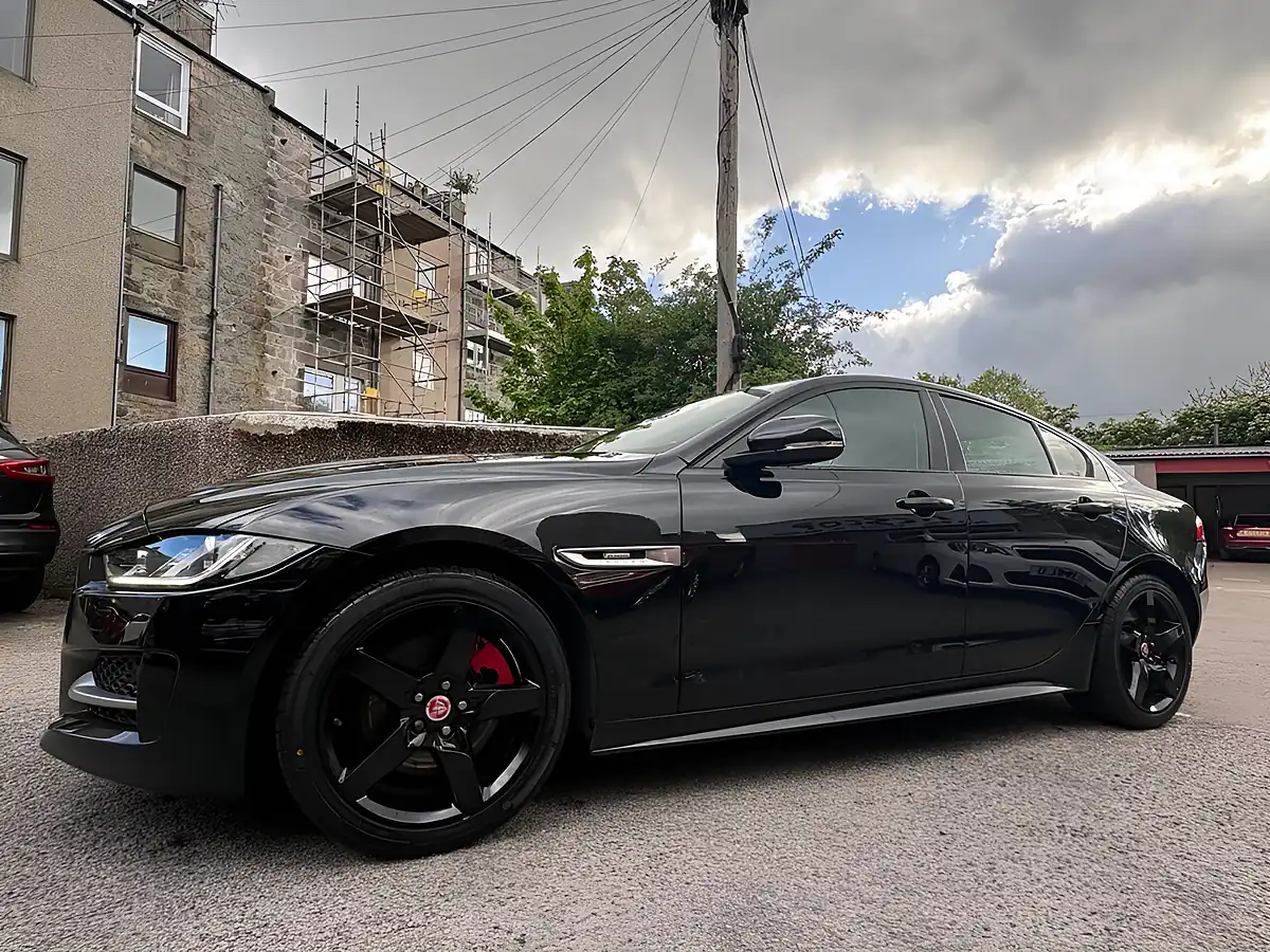 Used 2018 Jaguar Xe R-Sport Black - Front View