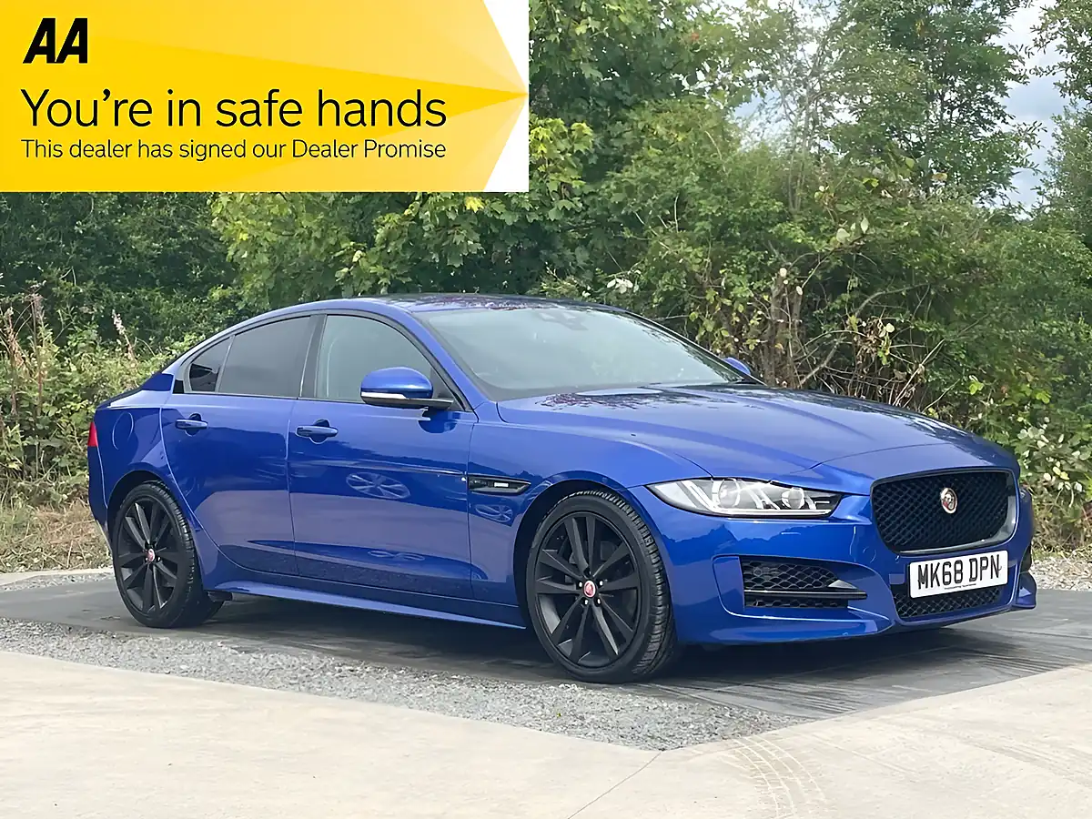 Used 2018 Jaguar Xe R-Sport Blue - Front View