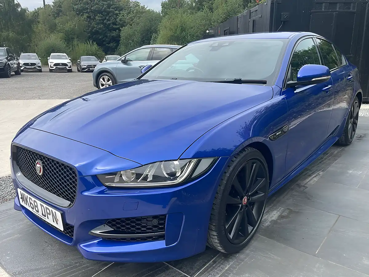 Used 2018 Jaguar Xe R-Sport Blue - Interior and Exterior details 16
