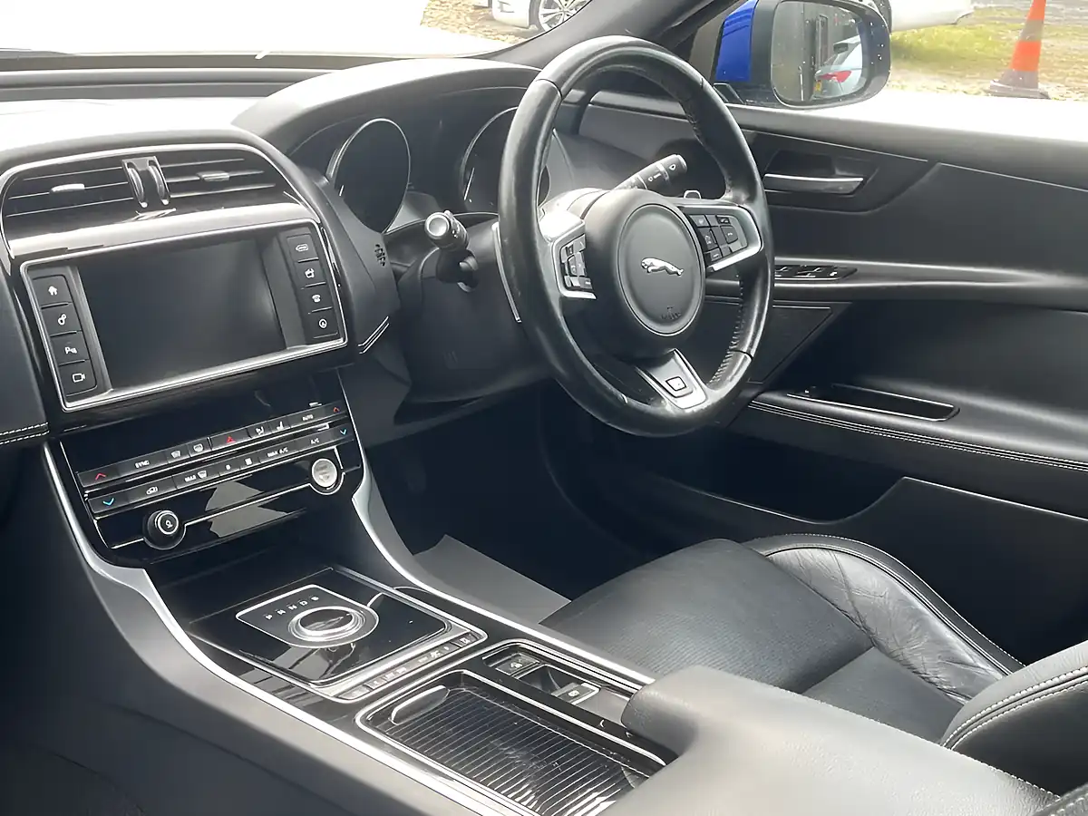 Used 2018 Jaguar Xe R-Sport Blue - Interior and Exterior details 7