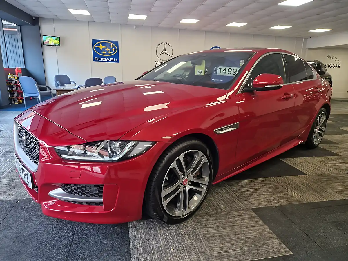 Used 2018 Jaguar Xe R-Sport Firenze Red - Front View