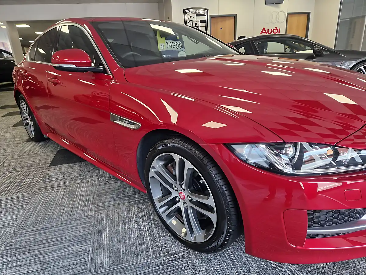 Used 2018 Jaguar Xe R-Sport Firenze Red - Interior and Exterior details 11