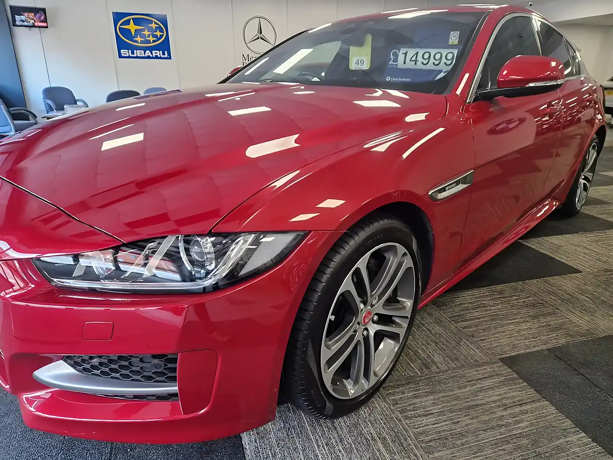 Used 2018 Jaguar Xe R-Sport Firenze Red - Interior and Exterior details 12