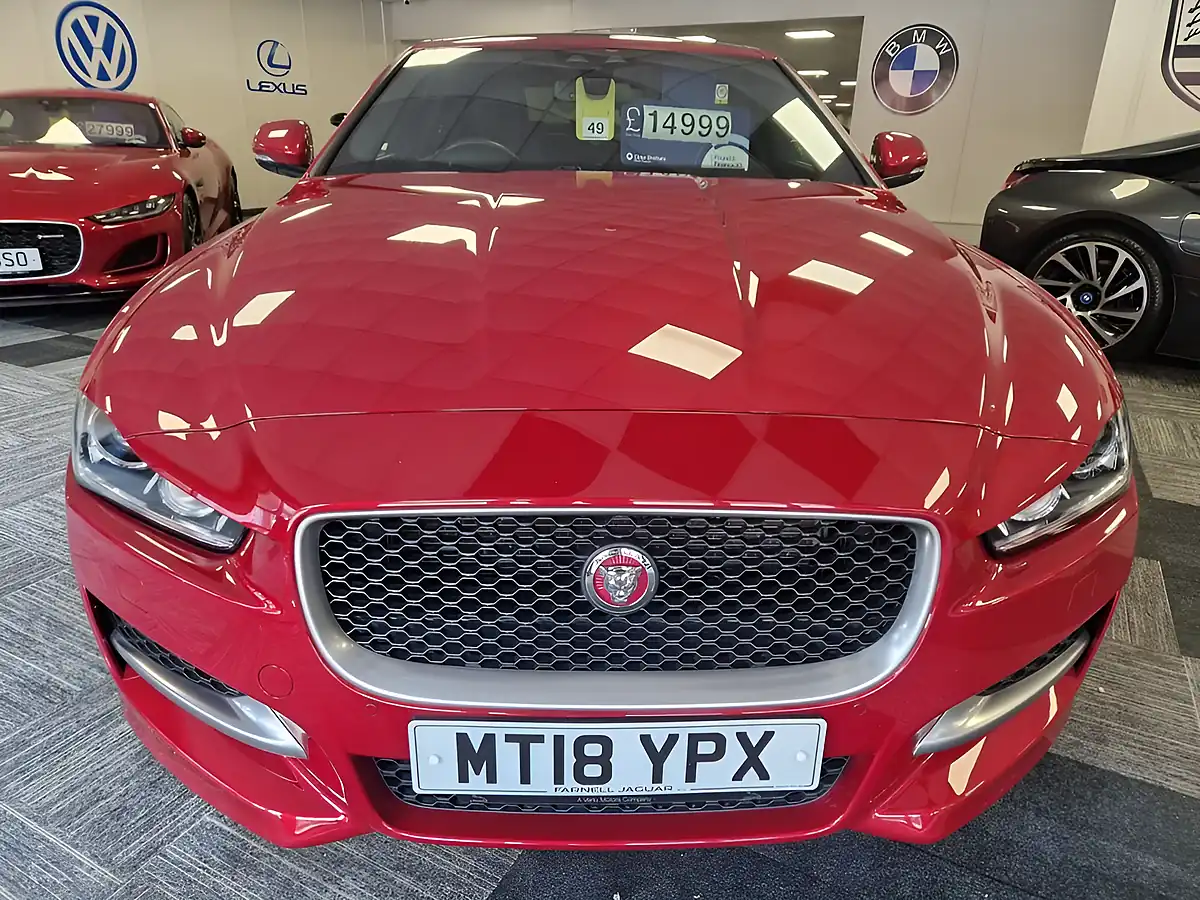 Used 2018 Jaguar Xe R-Sport Firenze Red - Interior and Exterior details 13
