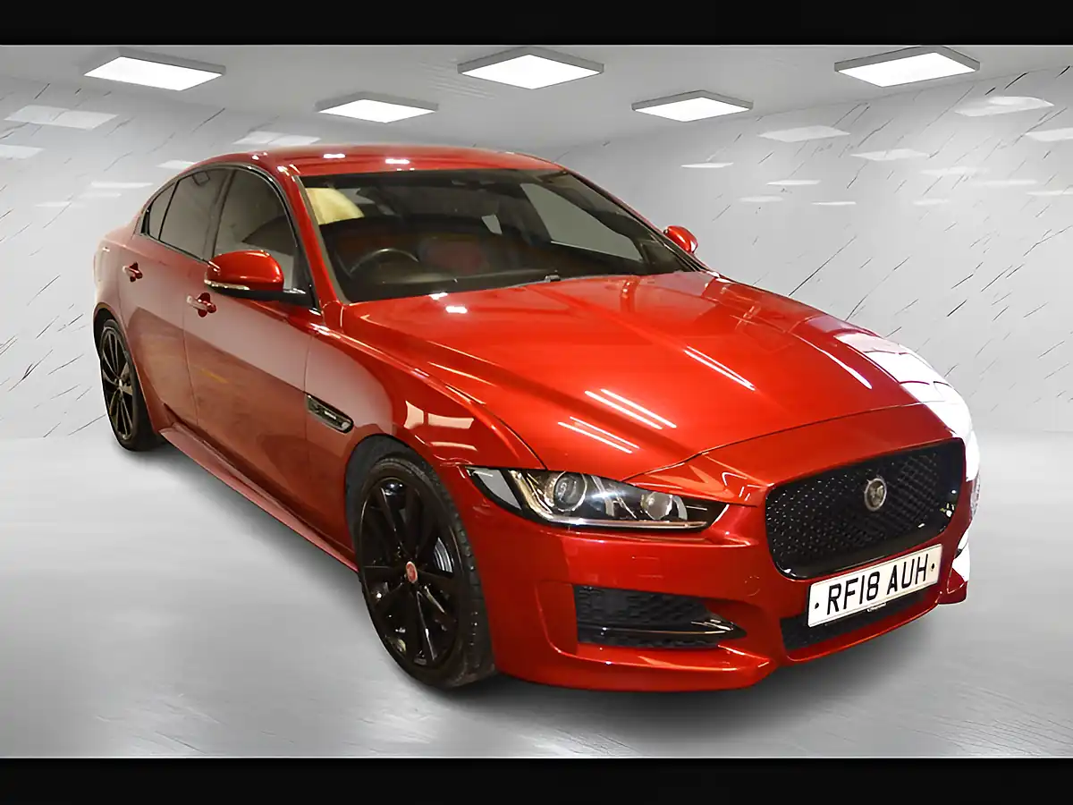 Used 2018 Jaguar Xe R-Sport Red - Interior and Exterior details 4