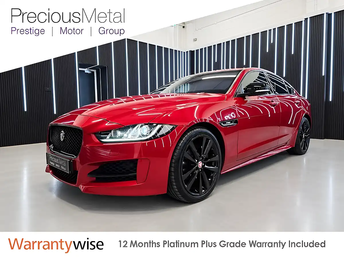 Used 2018 Jaguar Xe R-Sport Red - Front View