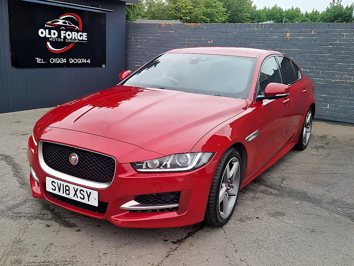 Used 2018 Jaguar Xe R-Sport Red - Front View
