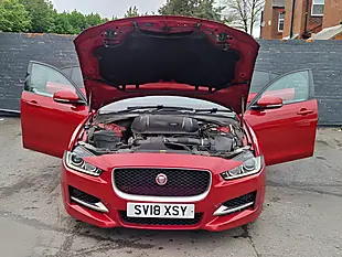 Used 2018 Jaguar Xe R-Sport Red - Interior and Exterior details 10