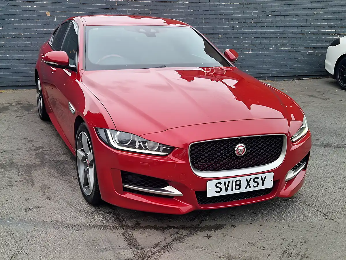 Used 2018 Jaguar Xe R-Sport Red - Interior and Exterior details 3