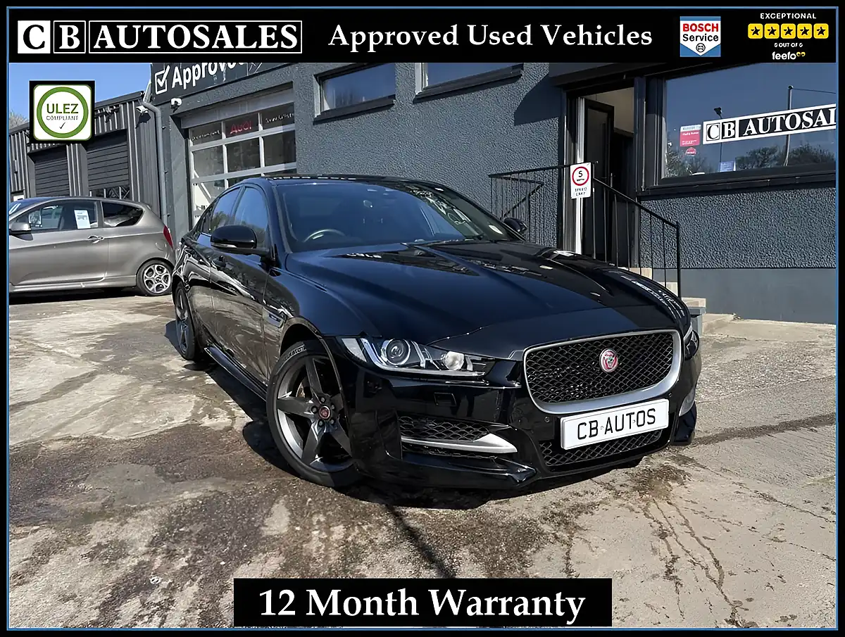 Used 2018 Jaguar Xe R-Sport Santorini Black - Front View
