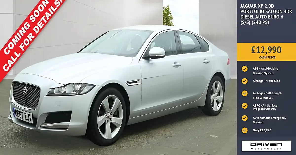 Used 2018 Jaguar Xf Portfolio Indus Silver - Interior and Exterior details 2