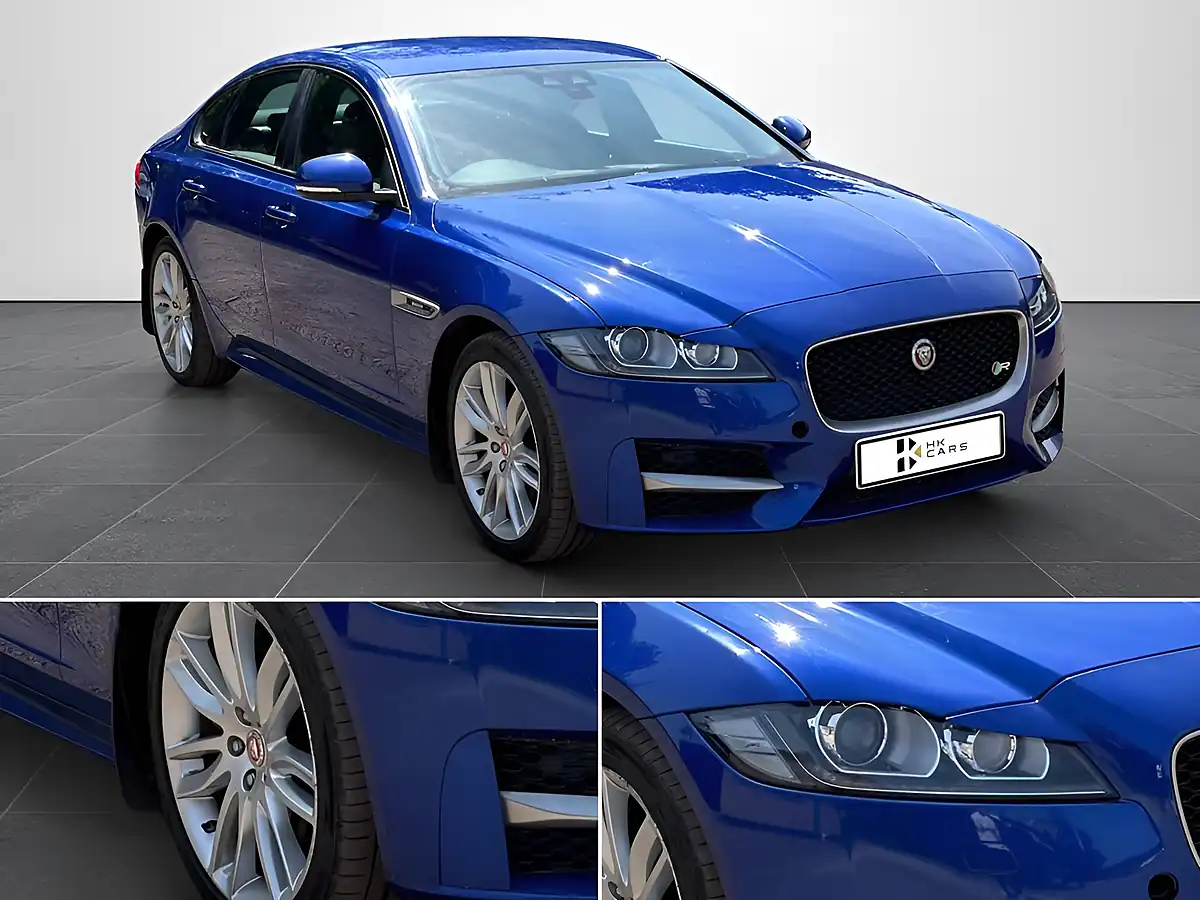 Used 2018 Jaguar Xf R-Sport Blue - Interior and Exterior details 17