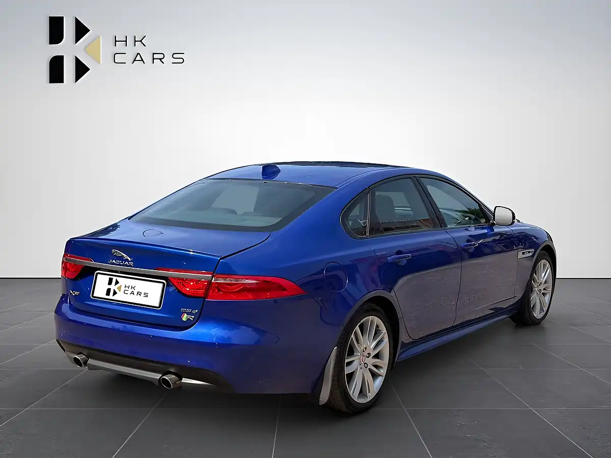 Used 2018 Jaguar Xf R-Sport Blue - Interior and Exterior details 4
